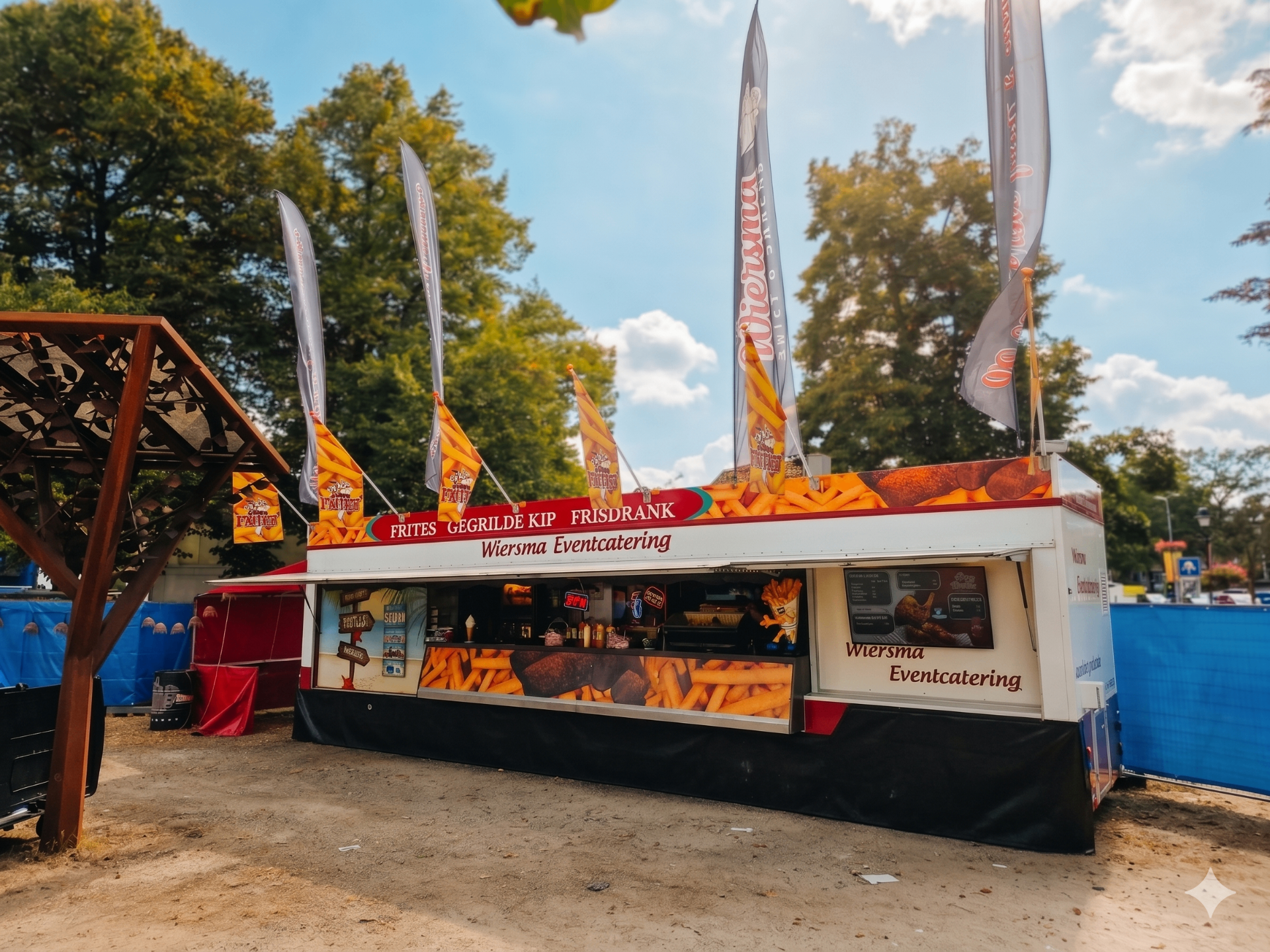 Wiersma frietkraam xxl, Voor grote evenementen